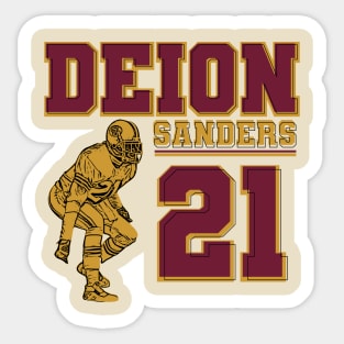 Deion Sanders 21 Sticker